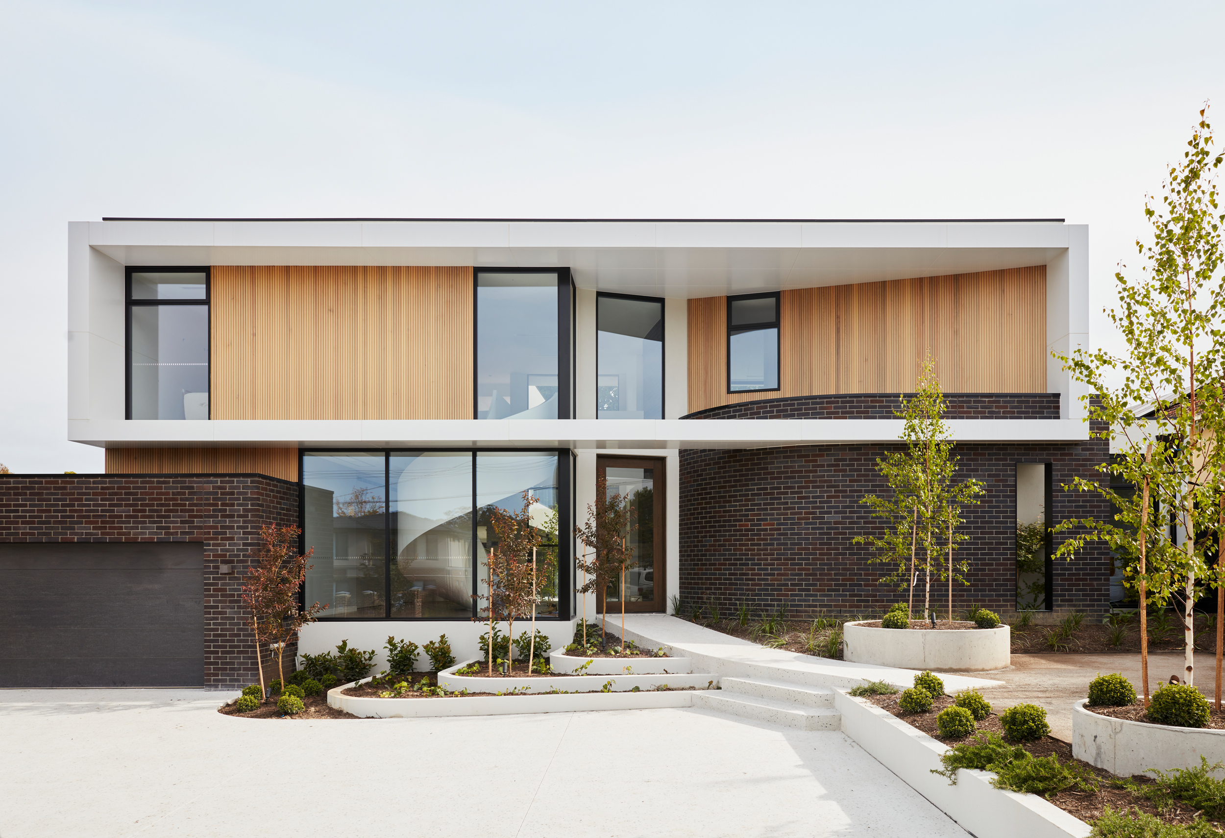 Get instant street appeal with a mixed material facade